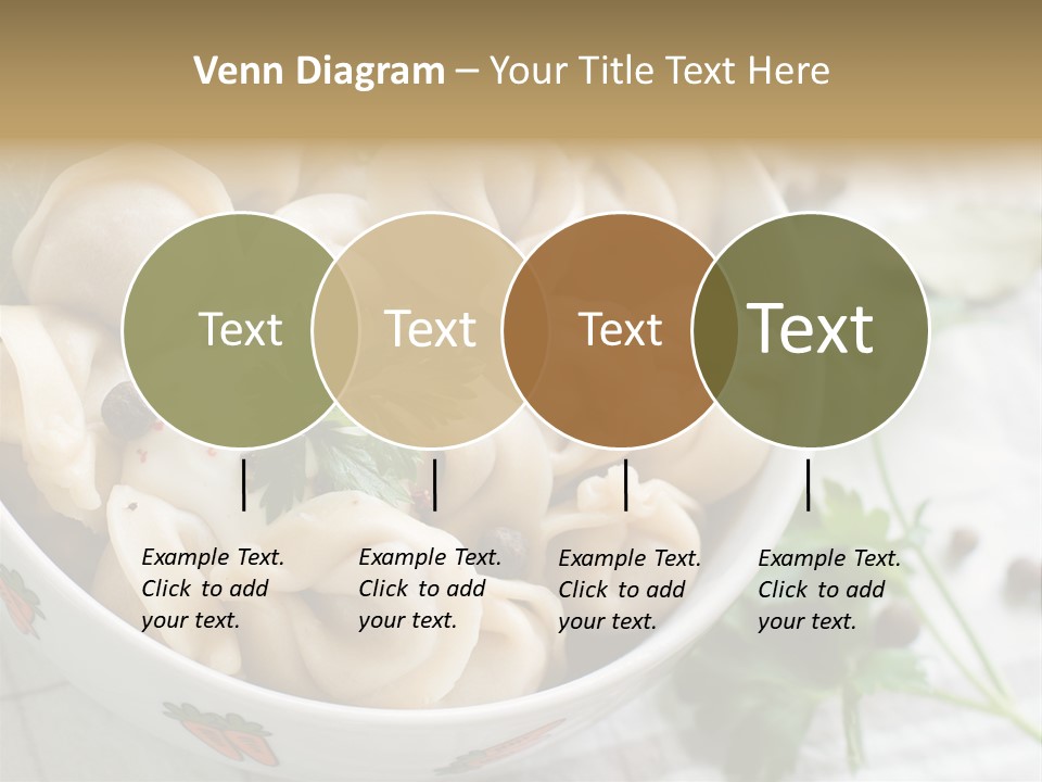 Dinner Parsley Pepper PowerPoint Template