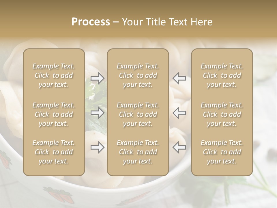 Dinner Parsley Pepper PowerPoint Template