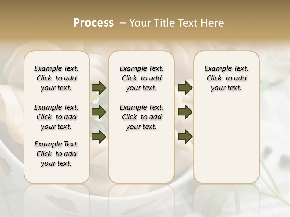 Dinner Parsley Pepper PowerPoint Template