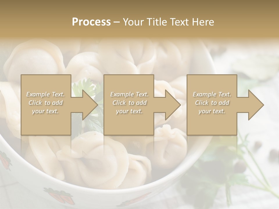 Dinner Parsley Pepper PowerPoint Template