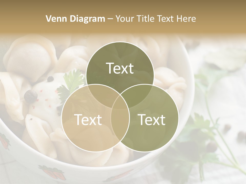 Dinner Parsley Pepper PowerPoint Template