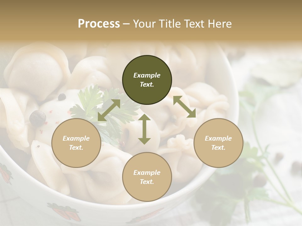 Dinner Parsley Pepper PowerPoint Template