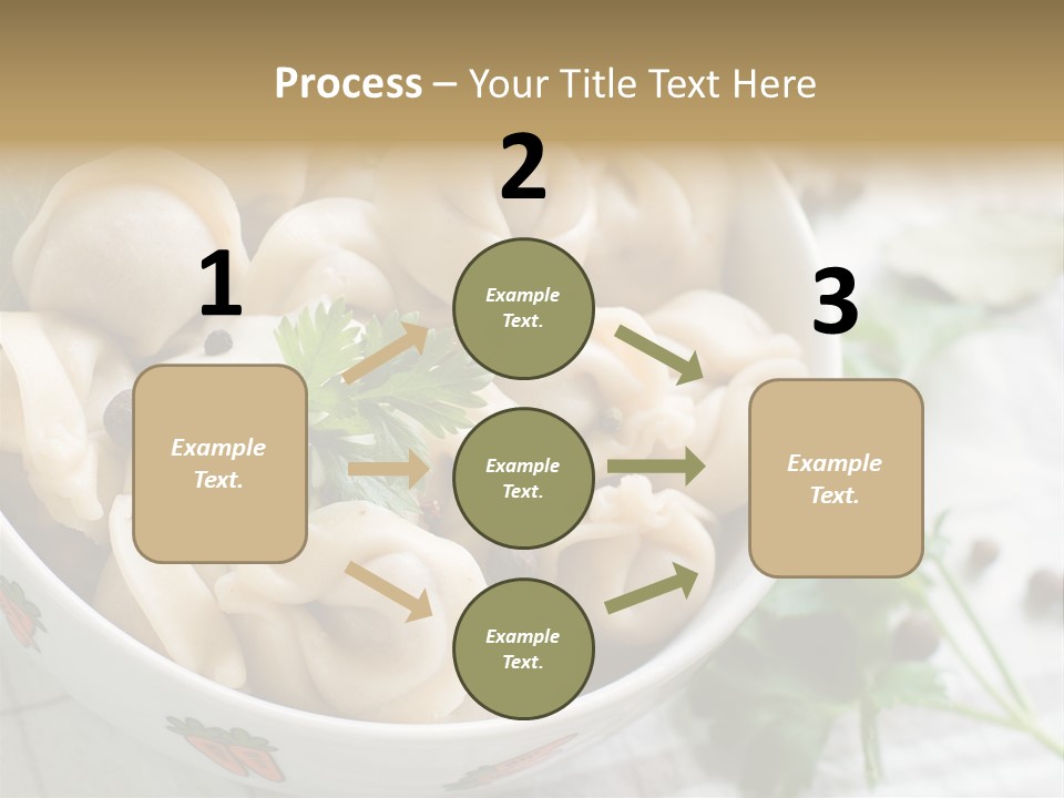 Dinner Parsley Pepper PowerPoint Template