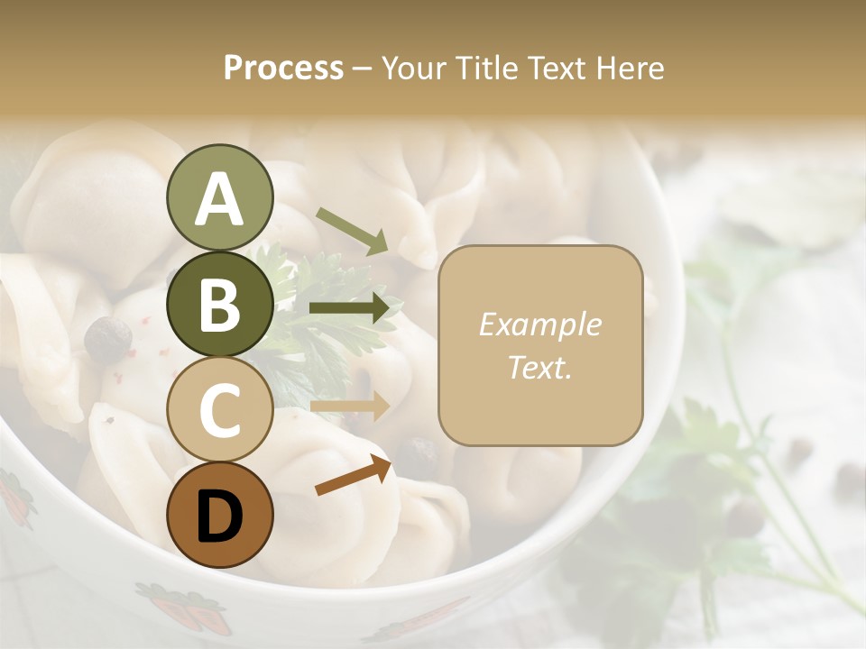 Dinner Parsley Pepper PowerPoint Template