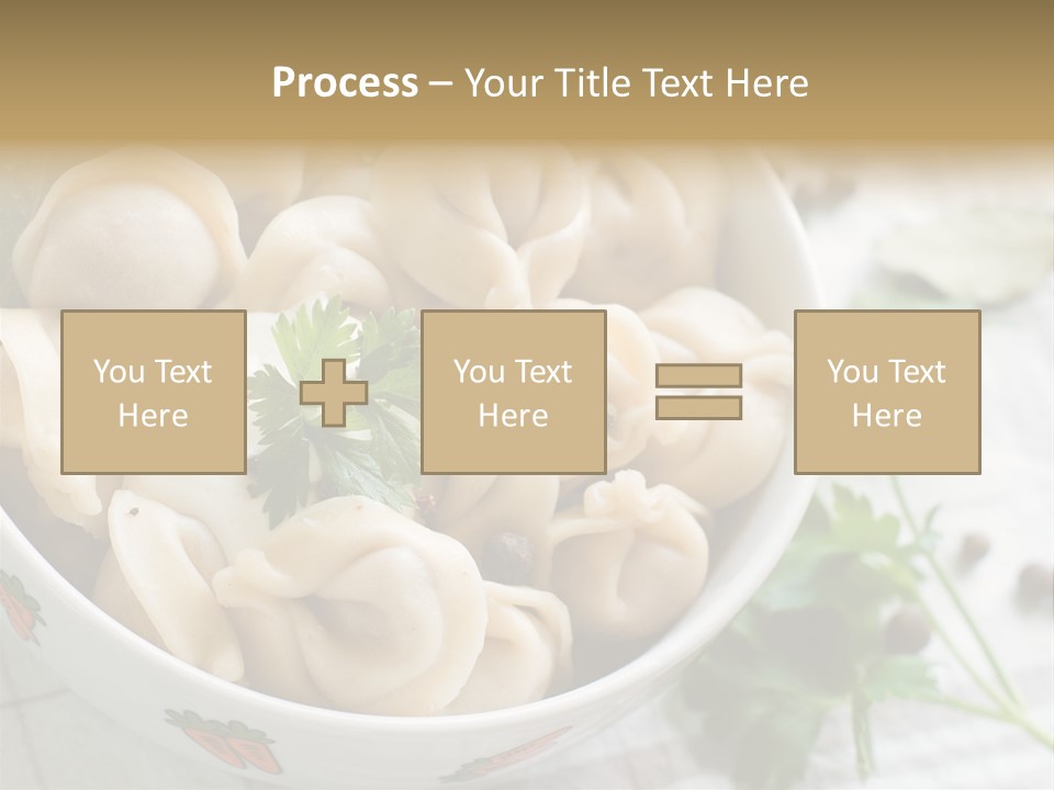 Dinner Parsley Pepper PowerPoint Template