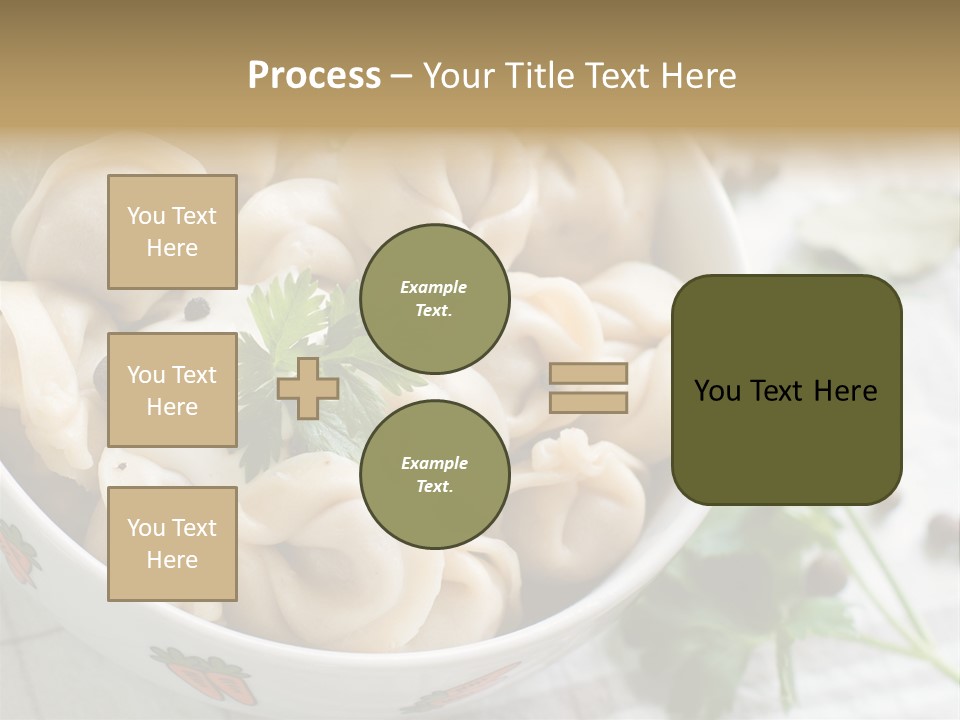 Dinner Parsley Pepper PowerPoint Template
