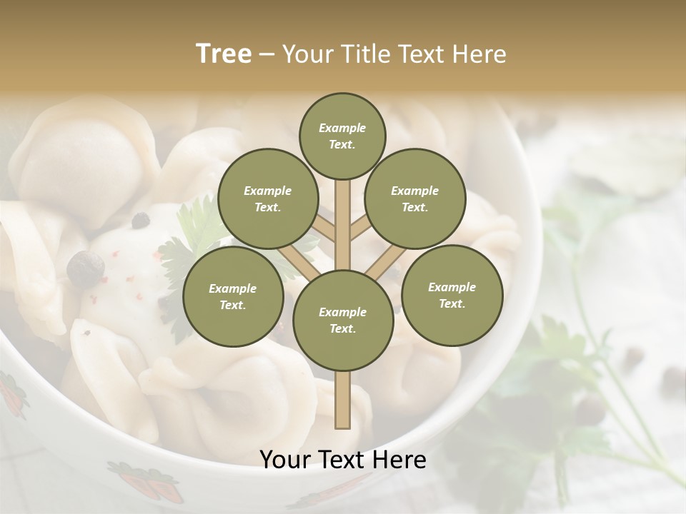 Dinner Parsley Pepper PowerPoint Template