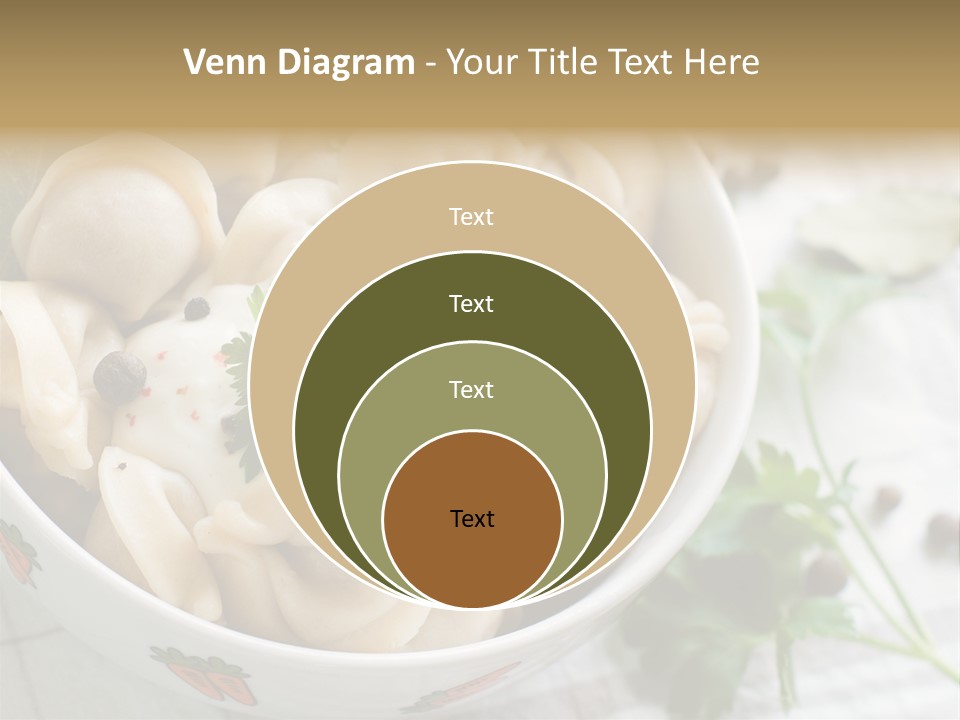 Dinner Parsley Pepper PowerPoint Template