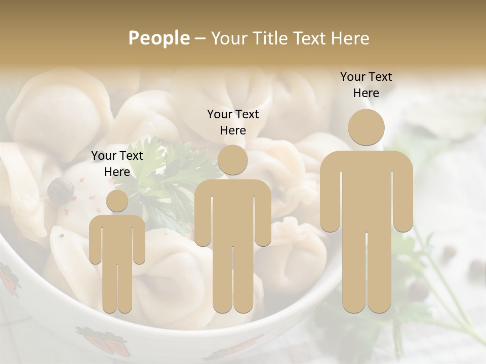 Dinner Parsley Pepper PowerPoint Template