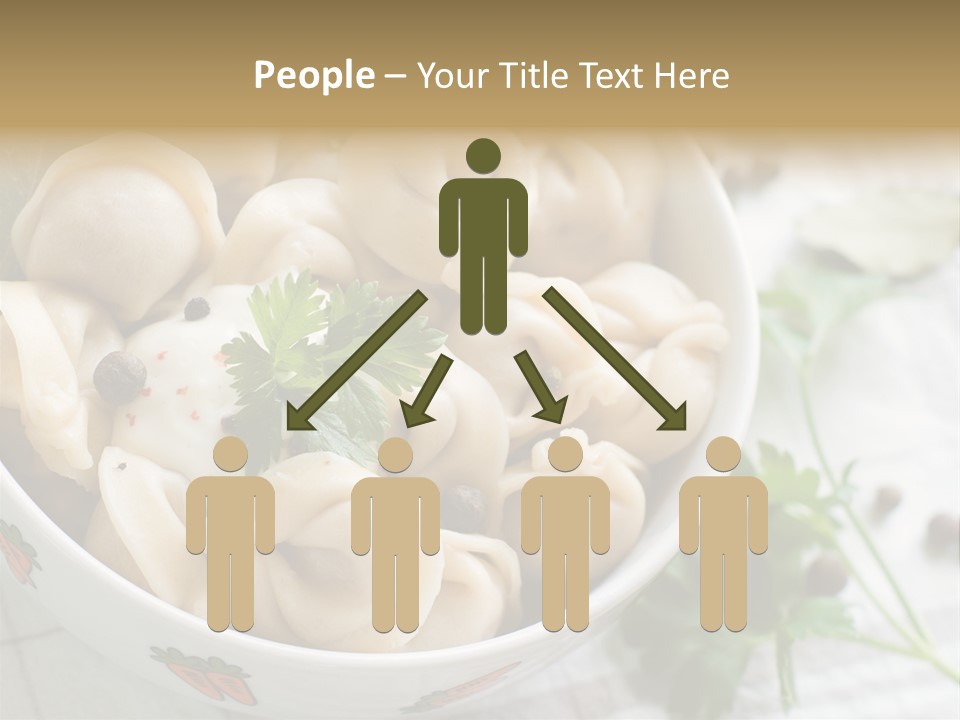 Dinner Parsley Pepper PowerPoint Template