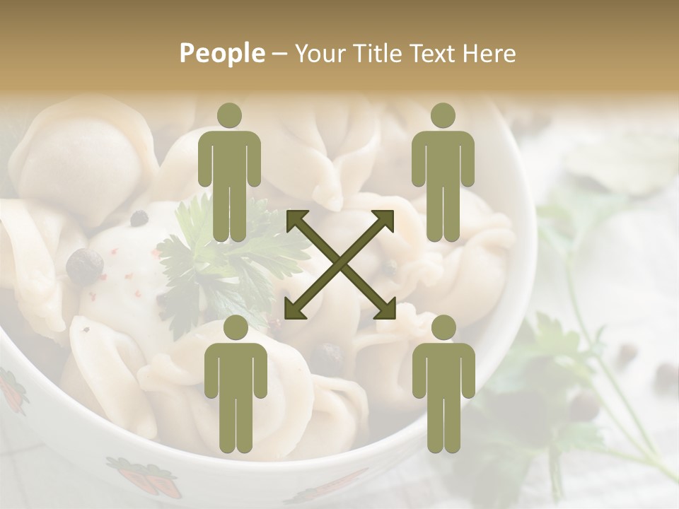 Dinner Parsley Pepper PowerPoint Template