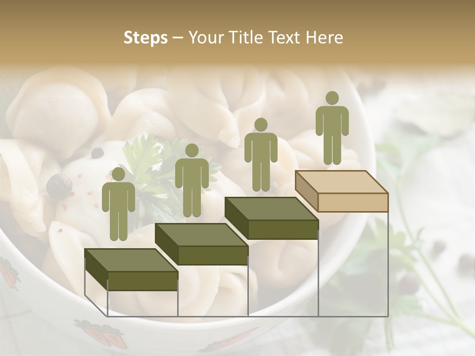 Dinner Parsley Pepper PowerPoint Template