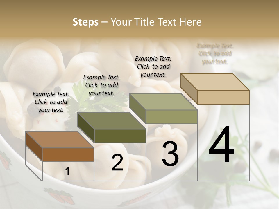 Dinner Parsley Pepper PowerPoint Template