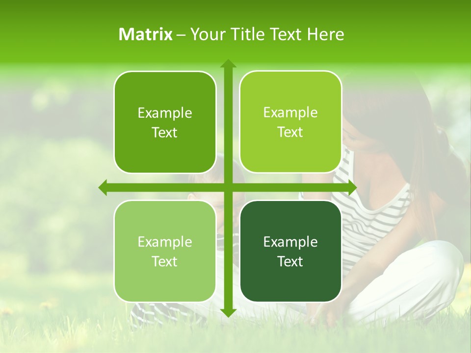 Family Girl Fun PowerPoint Template