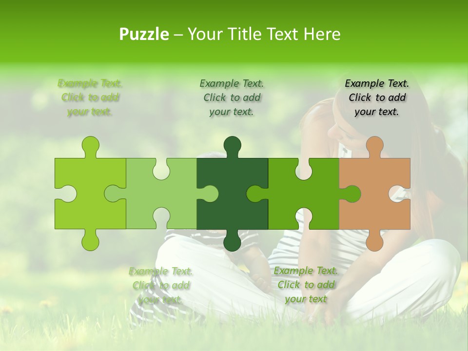 Family Girl Fun PowerPoint Template