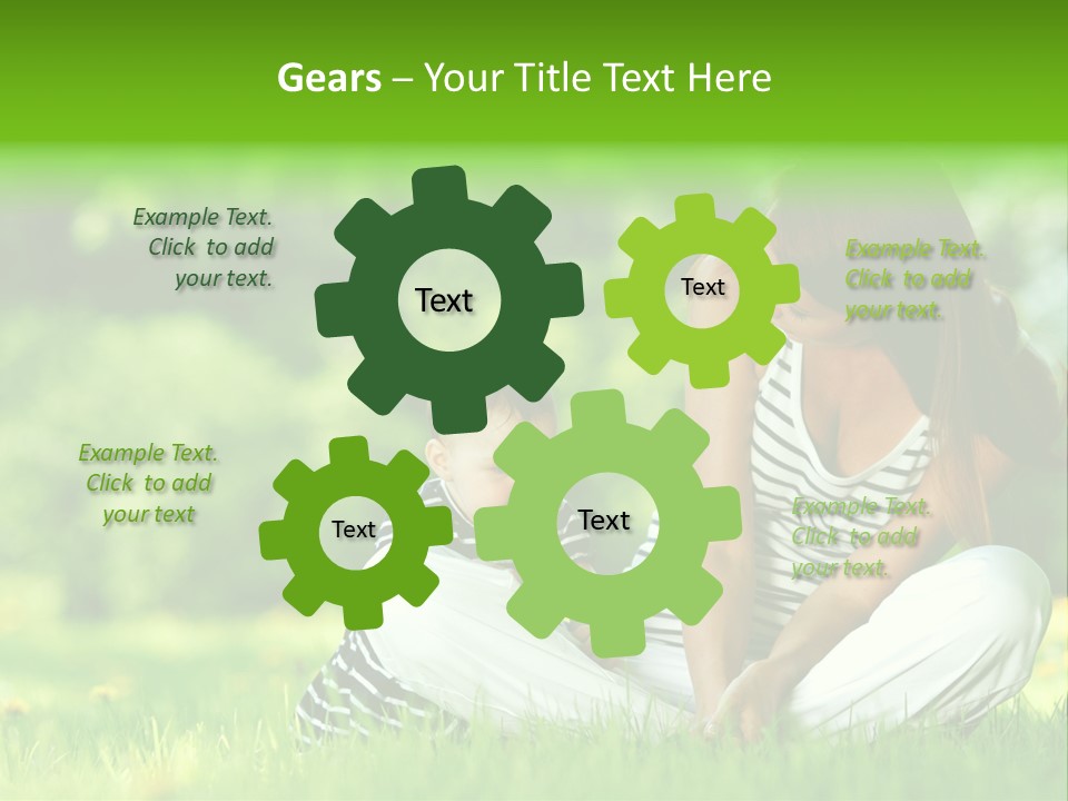 Family Girl Fun PowerPoint Template