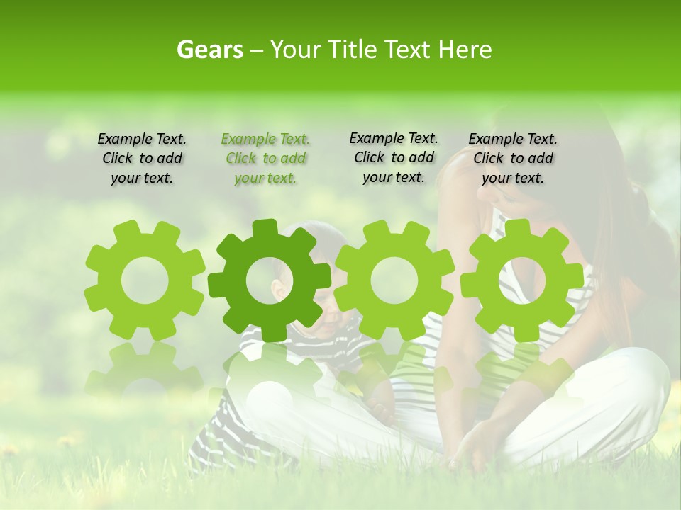 Family Girl Fun PowerPoint Template