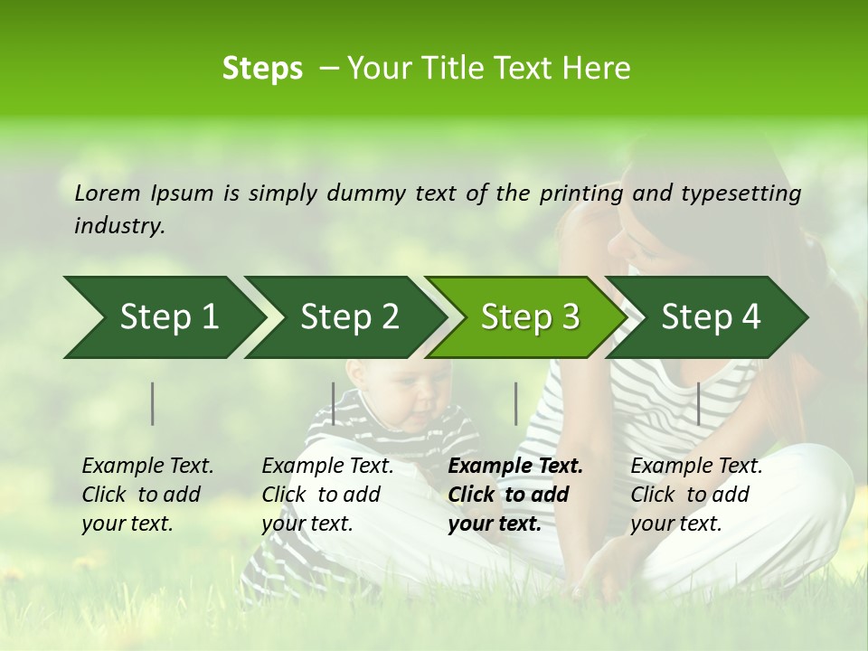 Family Girl Fun PowerPoint Template