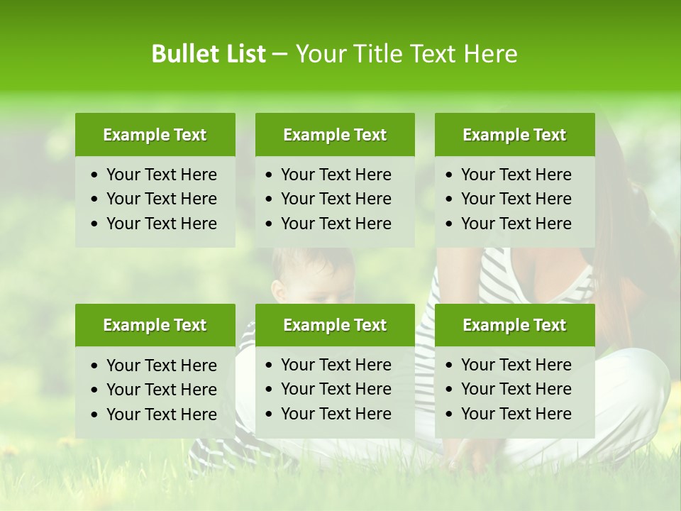 Family Girl Fun PowerPoint Template