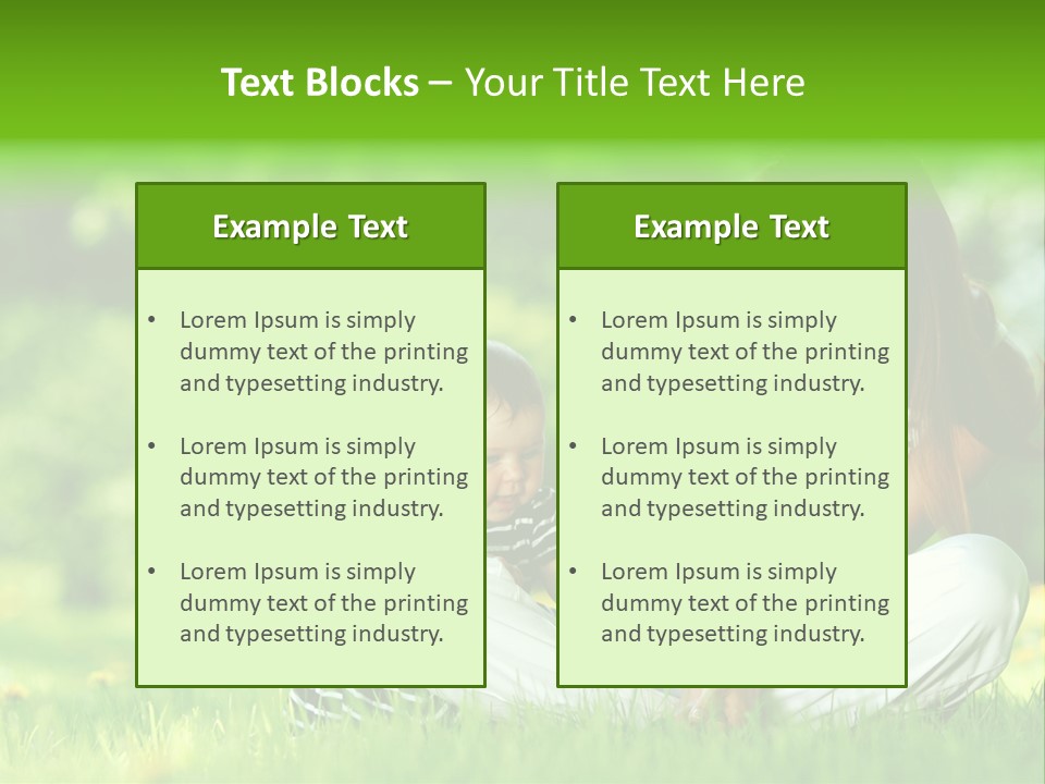 Family Girl Fun PowerPoint Template