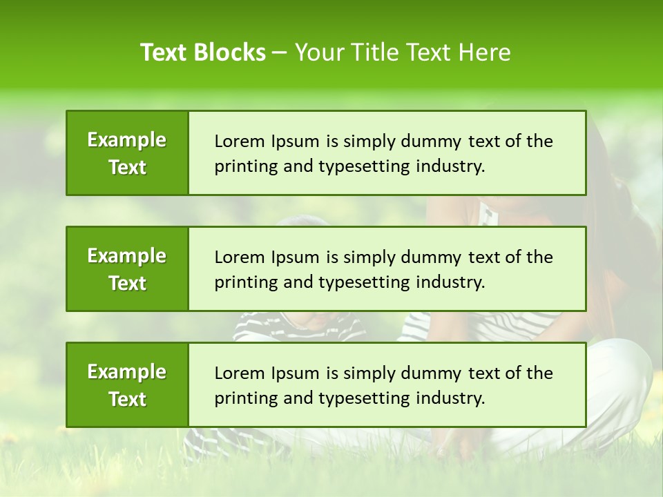 Family Girl Fun PowerPoint Template