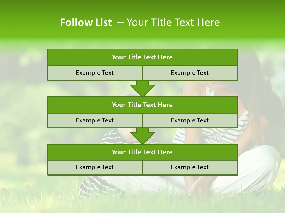 Family Girl Fun PowerPoint Template