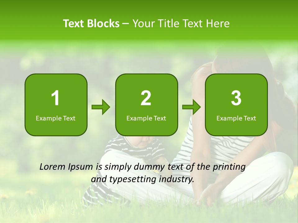 Family Girl Fun PowerPoint Template