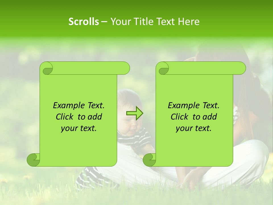 Family Girl Fun PowerPoint Template