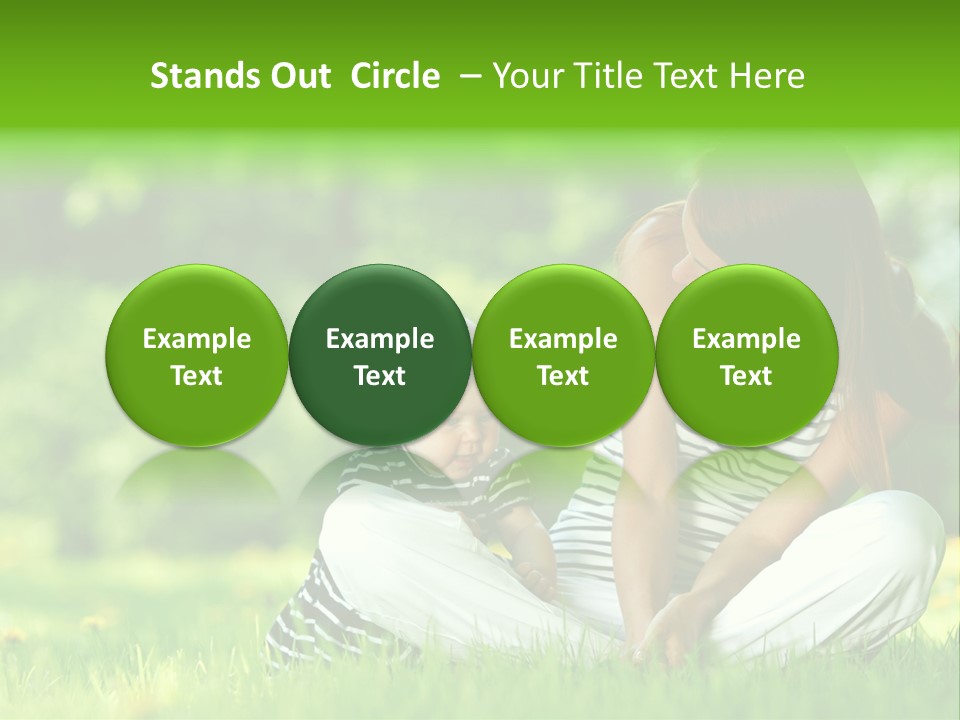 Family Girl Fun PowerPoint Template
