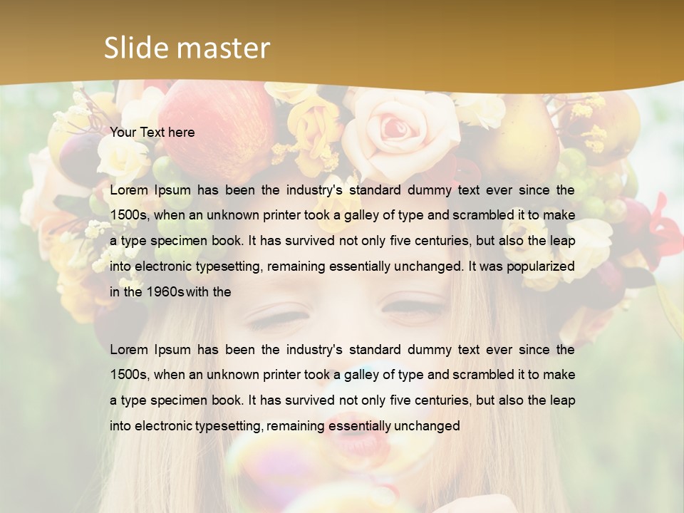 Green Joy Small PowerPoint Template