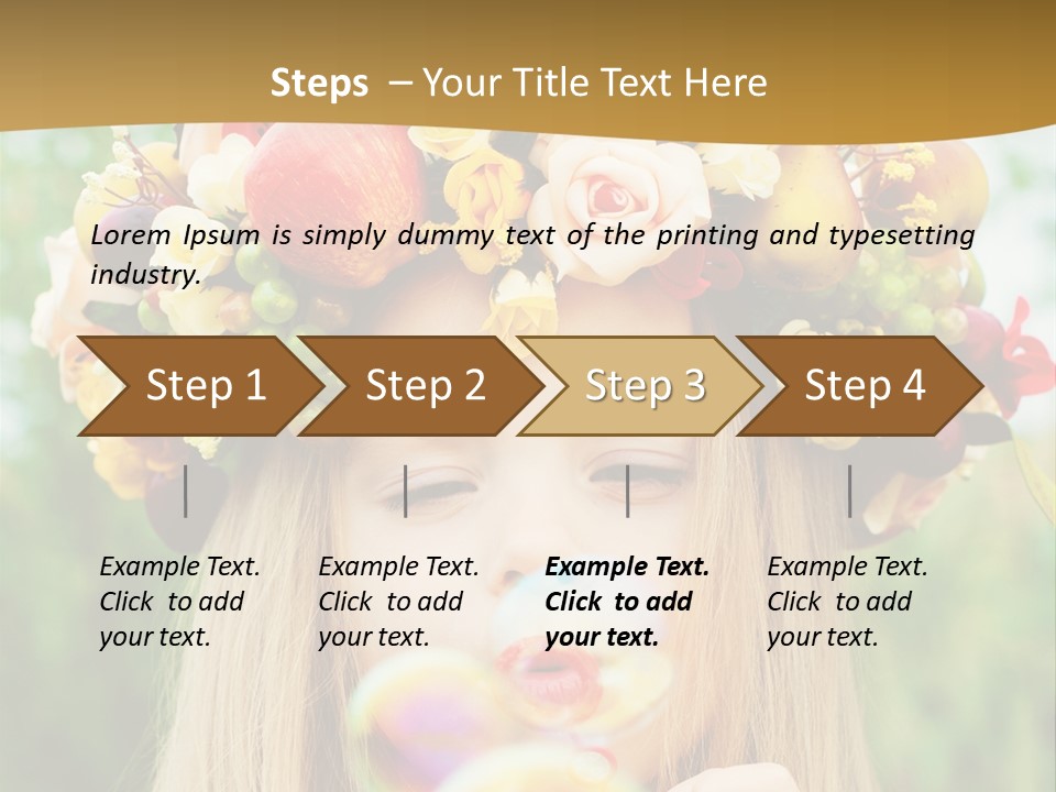 Green Joy Small PowerPoint Template