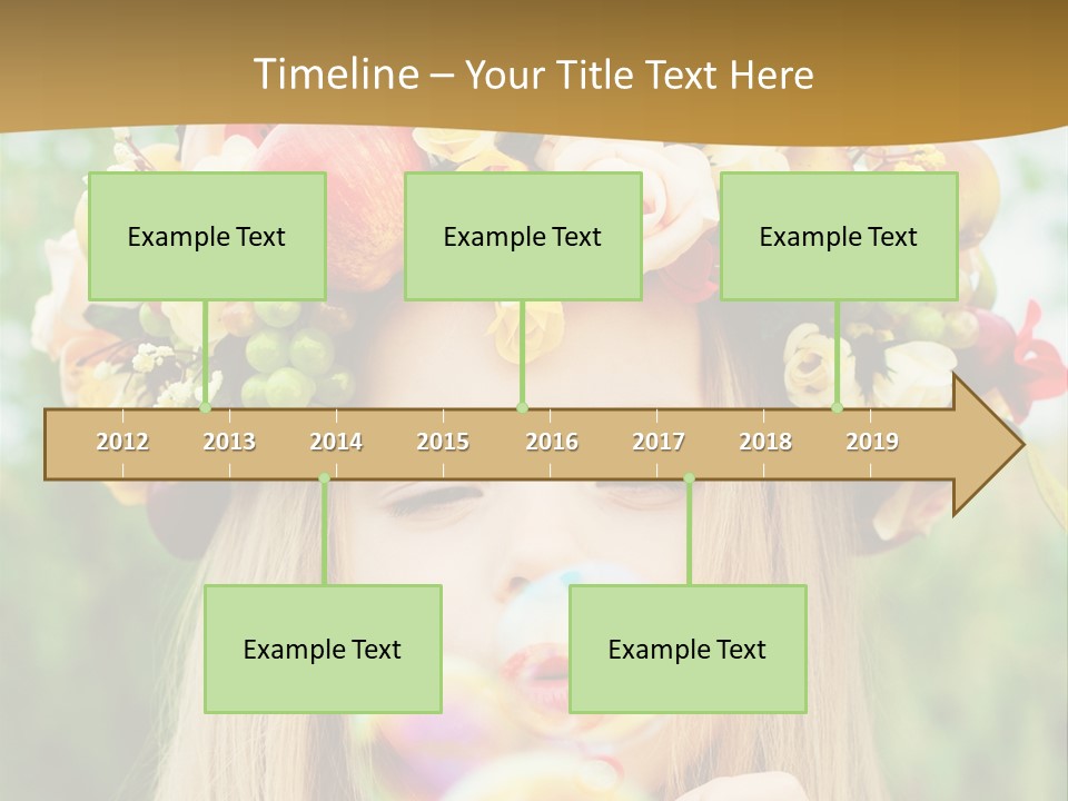 Green Joy Small PowerPoint Template