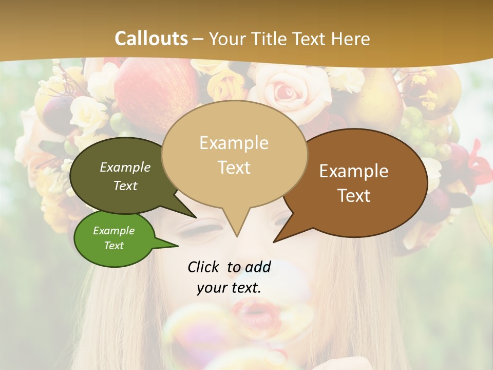 Green Joy Small PowerPoint Template