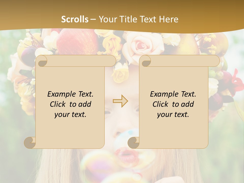 Green Joy Small PowerPoint Template