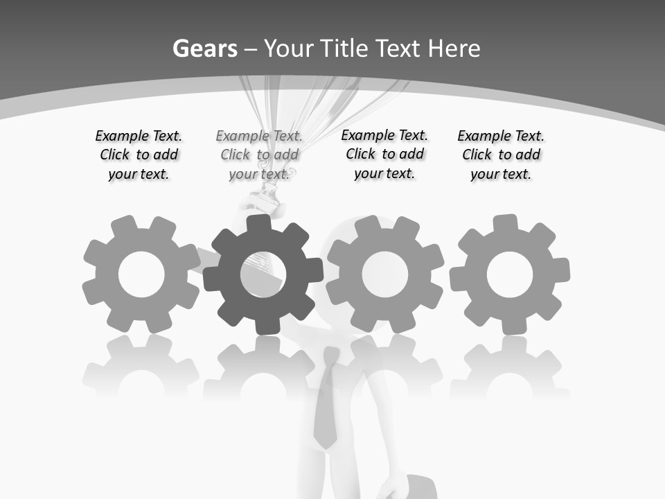 Competitive Metal Achievement PowerPoint Template