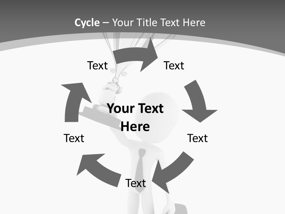 Competitive Metal Achievement PowerPoint Template