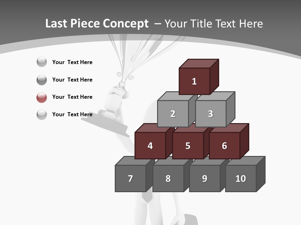 Competitive Metal Achievement PowerPoint Template