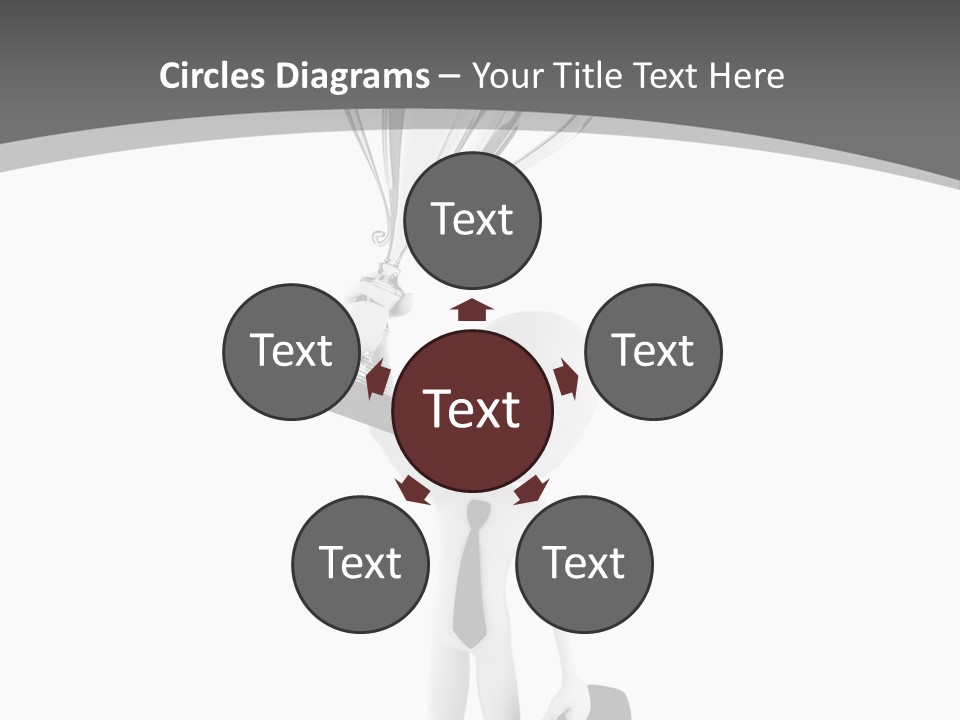 Competitive Metal Achievement PowerPoint Template