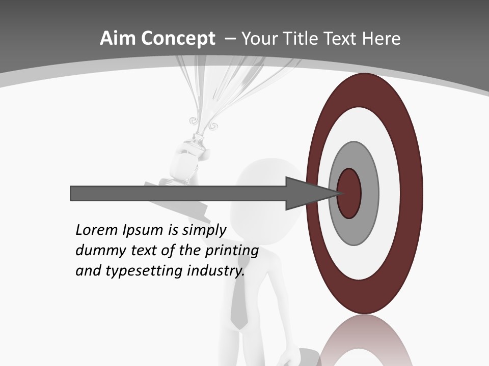 Competitive Metal Achievement PowerPoint Template