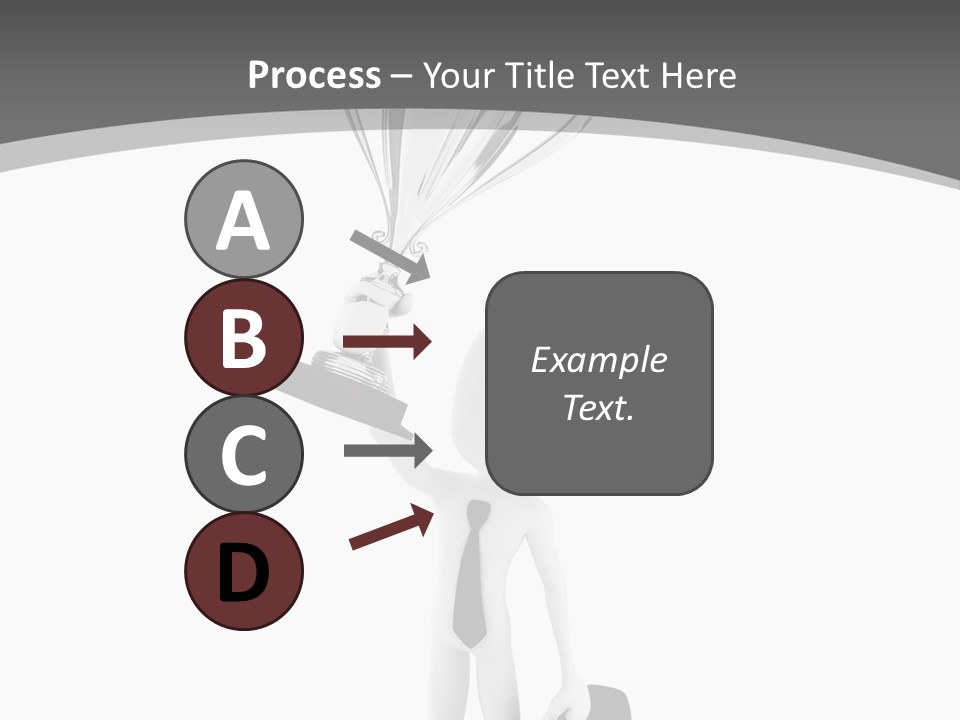 Competitive Metal Achievement PowerPoint Template