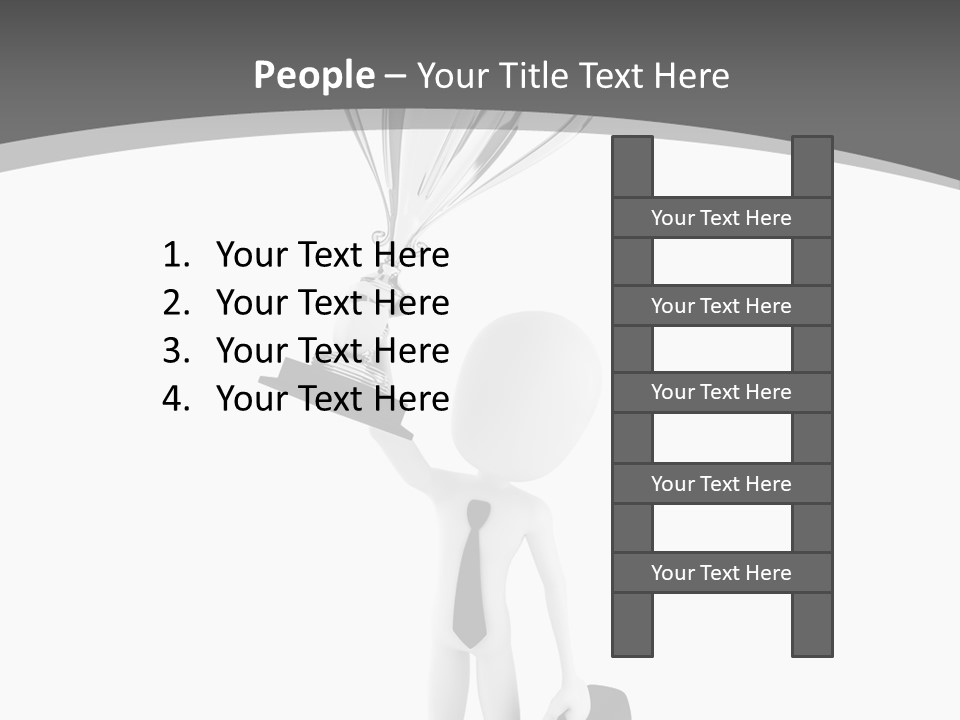 Competitive Metal Achievement PowerPoint Template