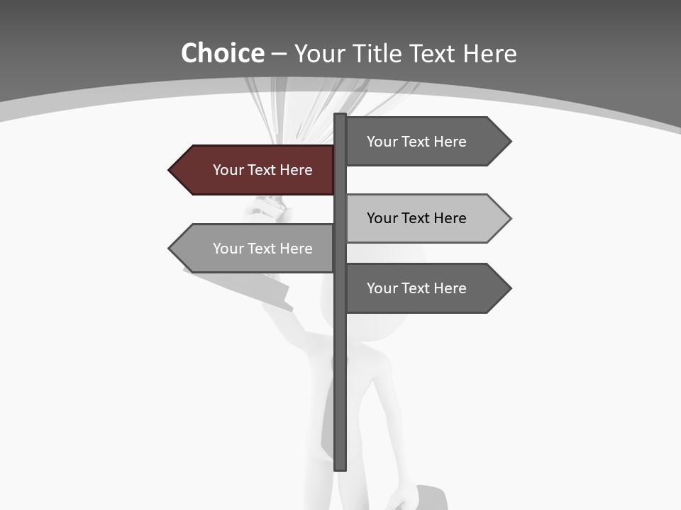 Competitive Metal Achievement PowerPoint Template