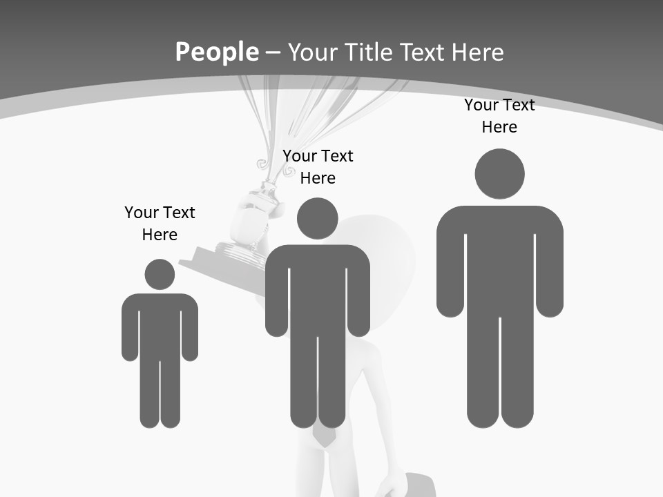 Competitive Metal Achievement PowerPoint Template