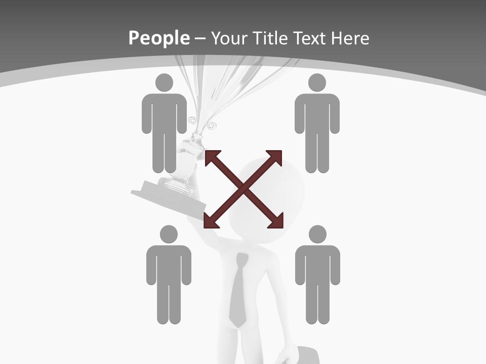 Competitive Metal Achievement PowerPoint Template