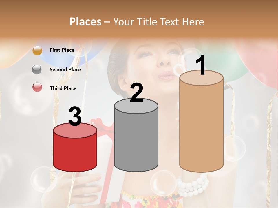 Portrait Glamour Cheerful PowerPoint Template