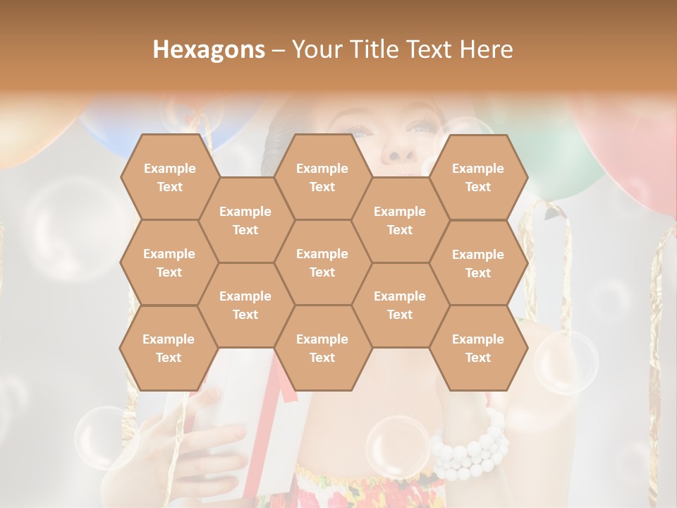 Portrait Glamour Cheerful PowerPoint Template