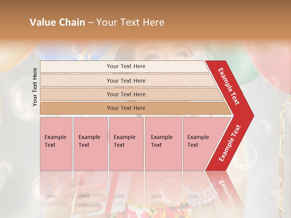 Portrait Glamour Cheerful PowerPoint Template