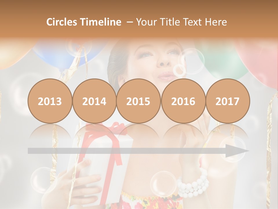 Portrait Glamour Cheerful PowerPoint Template