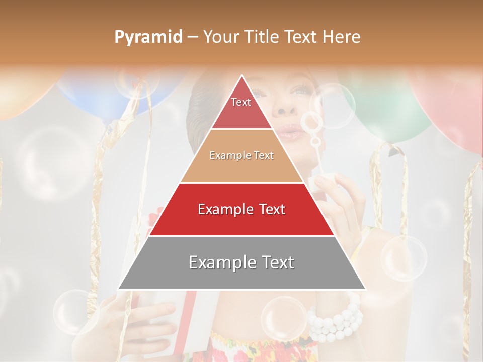 Portrait Glamour Cheerful PowerPoint Template