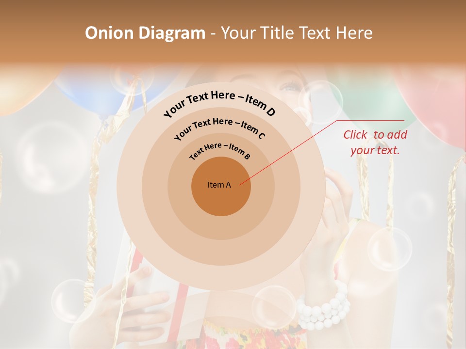 Portrait Glamour Cheerful PowerPoint Template